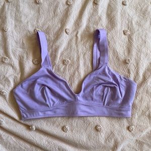Parade lavender triangle bralette